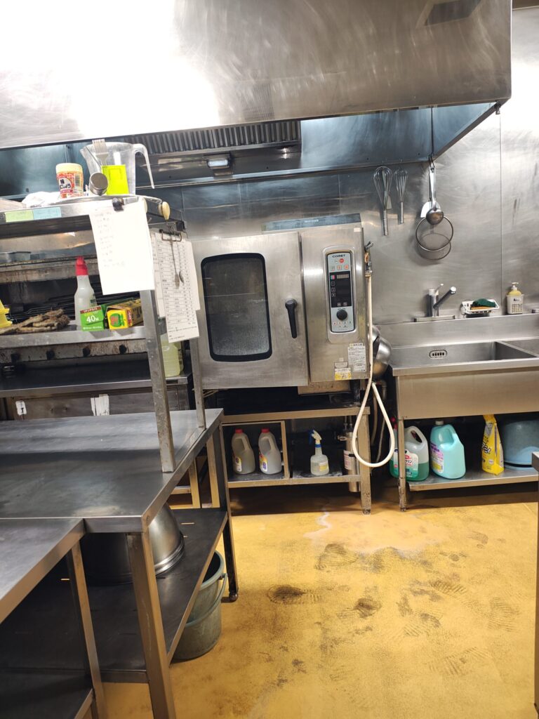 新設スチームコンベクションオーブン